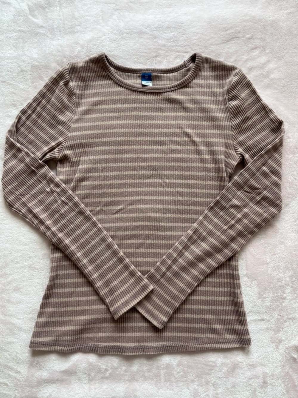 Cozy striped long sleeve